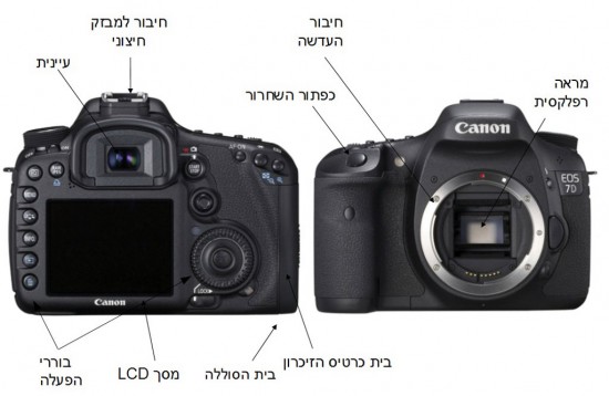 Canon 7D stracture